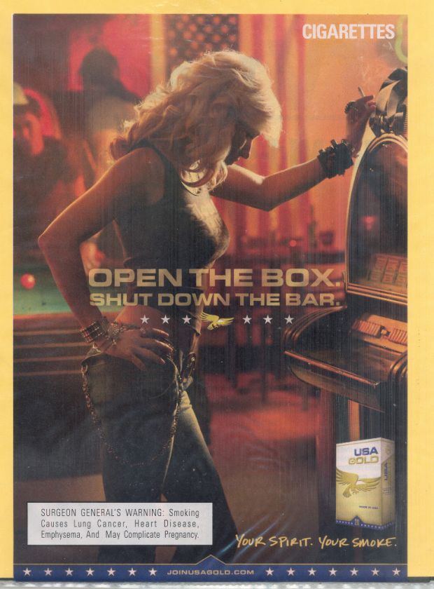 2011 Ad USA Gold, Open The Box. Shut Down The Bar  