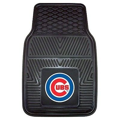 Chicago Cubs 2 Piece Heavy Duty Vinyl Car Mat Set  