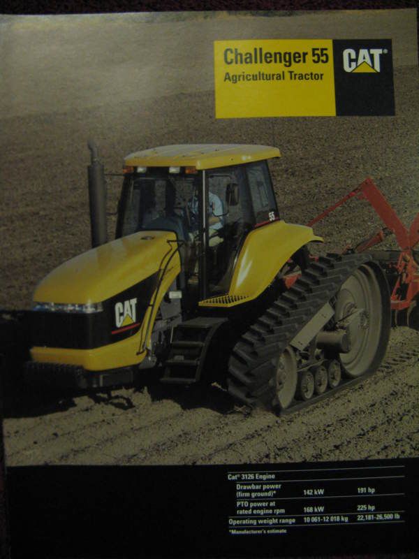 Caterpillar Cat Challenger 55 Tractor Brochure 1997  