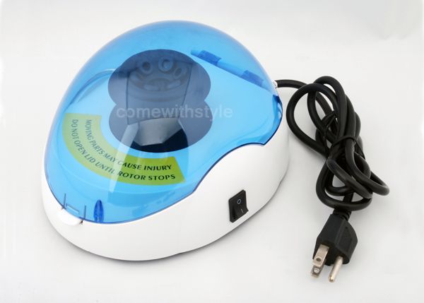 220V Brand New Lab Mini Centrifuge w/ European Adapter 609224583766 