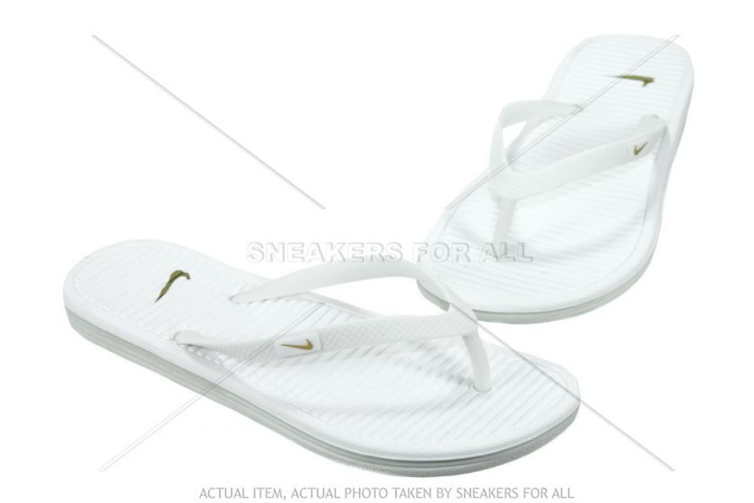 NIKE WMNS SOLARSOFT THONG 2 SLIPPERS 488161 100 WOMEN  