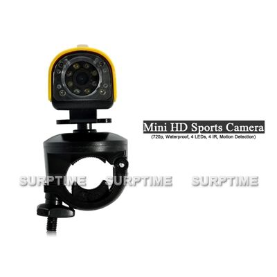 Mini 720p HD Sports White LEDs Camera Motion Detection waterproof DVR 
