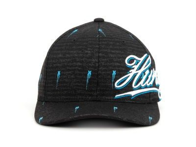 New Authentic Hurley YOUTH Skater Hat 3D Logo Blk/Blue  