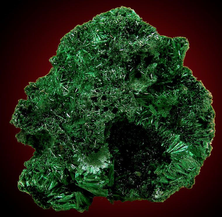 Emerald Green SILKY MALACHITE Shiny Crystals Congo  