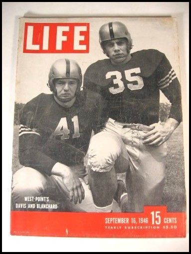 1946 September Life Vintage Magazine   Football  