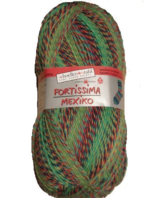 SCHOELLER STAHL FORTISSIMA MEXIKO SOCK YARN 4PLY DEGRADEE 100g BALL 