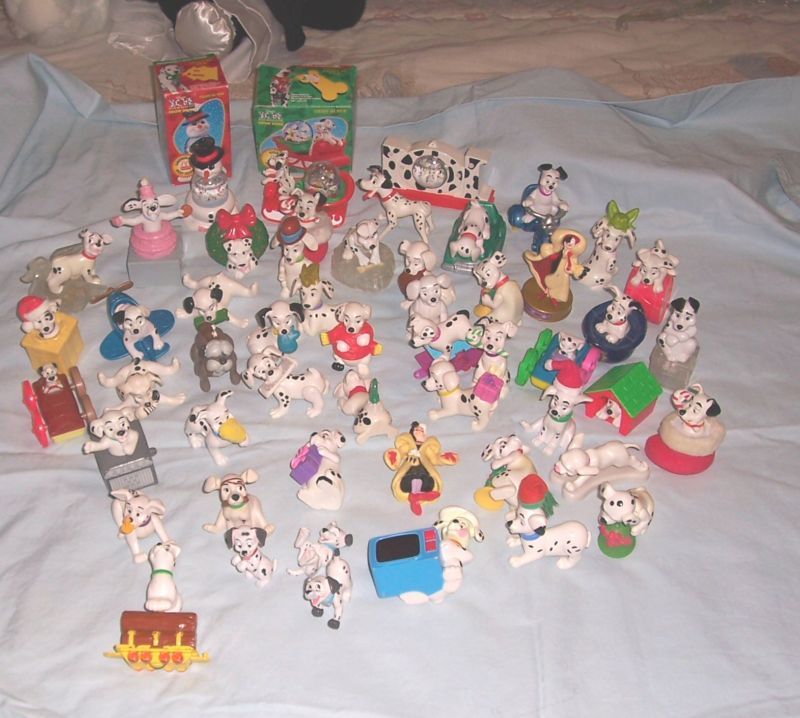 Disneys 101 DALMATIONS Figures 52 different& 2 Cruella  