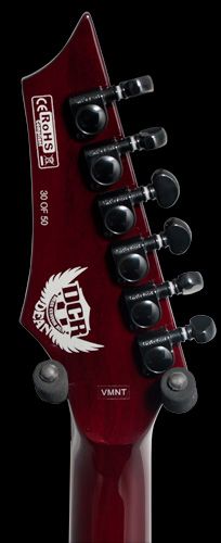 DEAN DCR Dave Mustaine VMNT F   Trans Red w/ Floyd  