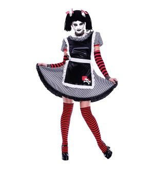 Gothic Rag Doll Punk Rock Costume Adult Small  