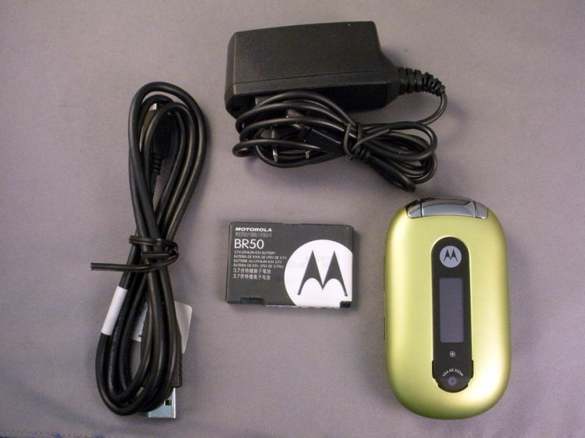 UNLOCKED MOTOROLA PEBL U6 QUAD BAND GSM PHONE GREEN #6924*  