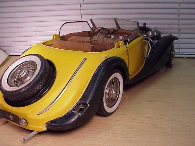 Rivarossi Pocher 1936 Mercedes Cabrio 1/8 Scale VG+Rare  