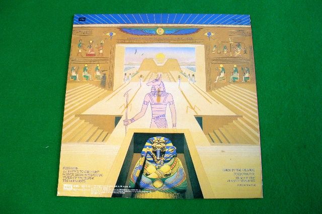 IRON MAIDEN   POWERSLAVE, KOREA LP Red Line Cover EX+  