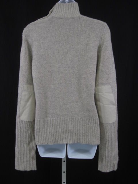 CALVIN KLEIN Beige Turtleneck Sweater Size Large  