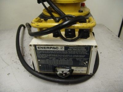 ENERPAC HYDRAULIC PUMP 120V SERIES 3000 10,000 PSI WORKS GREAT  