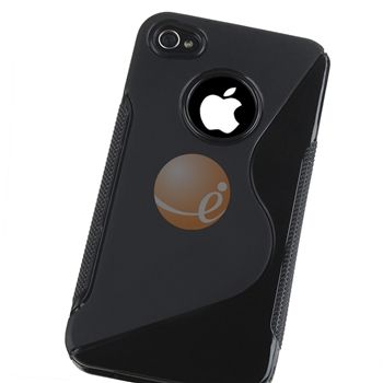   case compatible with apple iphone 4 4s black s shape quantity 1 keep