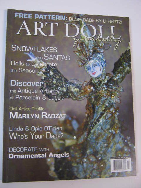 ART DOLL QUARTERLY NOV/DEC/JAN 2009 MARILYN RADZAT  