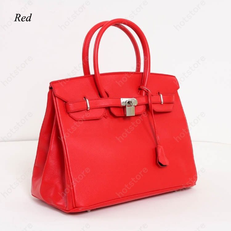 Days Sell at lose #3 OL PU Leather Womens easy Tote Key Lock 