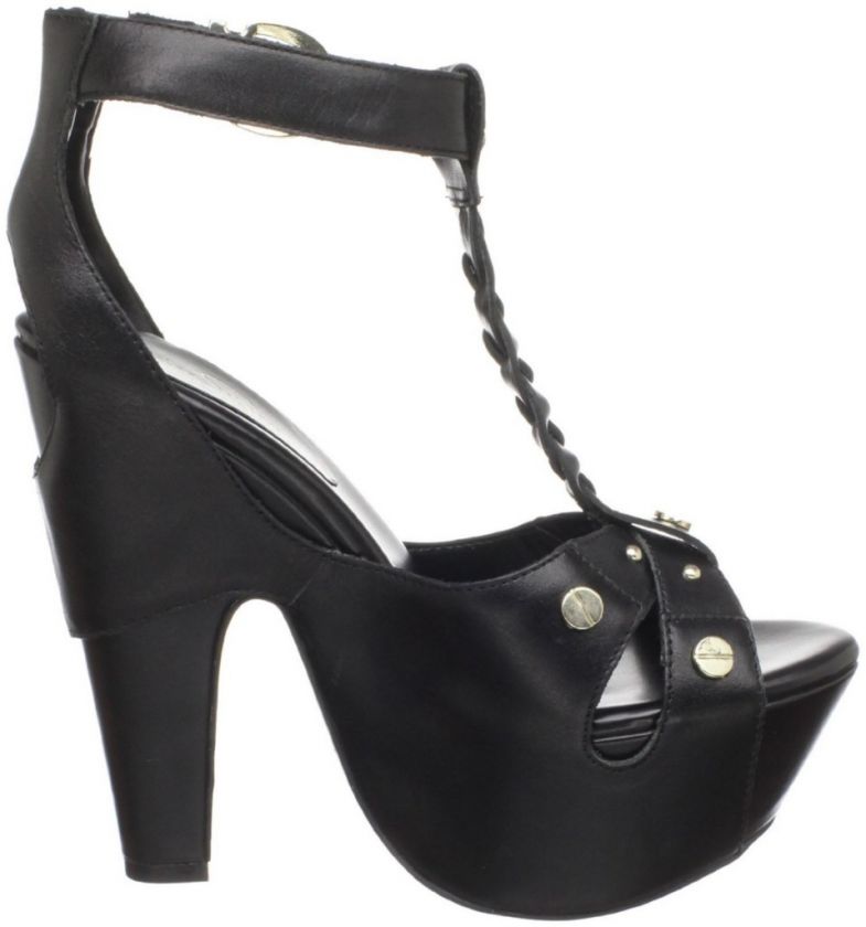 NIB Jessica Simpson THAIS T Strap Platform Sandal Heels 884859578459 