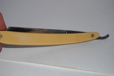 Vintage 3/4 Joseph Rodgfas Straight Razor with Buffalo Horn Shades