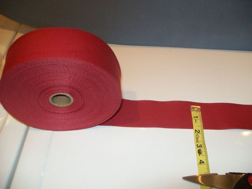   red cotton heavy twill trim can use for binding sale by 1 yard  