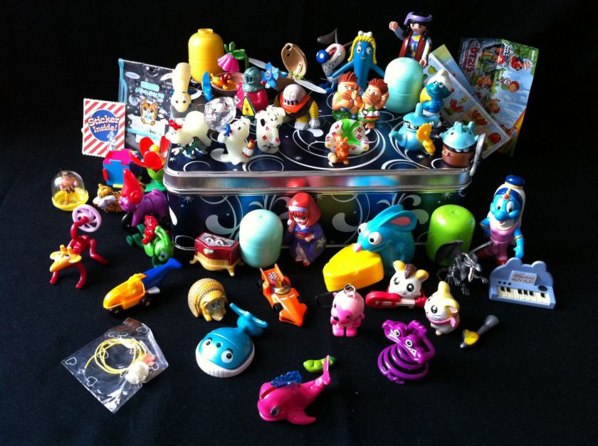 HUGE Mini Figure Collection Kinder Egg Surprise, Pokemon, Smurfs 