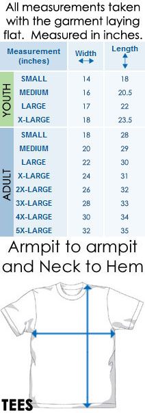 SHIRT SIZES