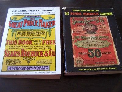 Vintage 1908 / 1902  Roebuck Catalogues  