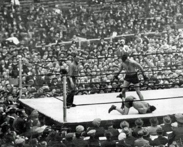 Jess Willard Floyd Johnson Boxing Photo  