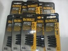 50)DEWALT #1 SQUARE DRIVE IMPACT DRIVER BITS *NEW*  