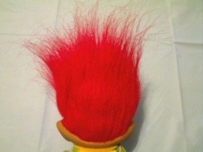 This ACE NOVELTY CO. 5 TREASURE TROLL DOLL IN OUTFIT is in GOOD 