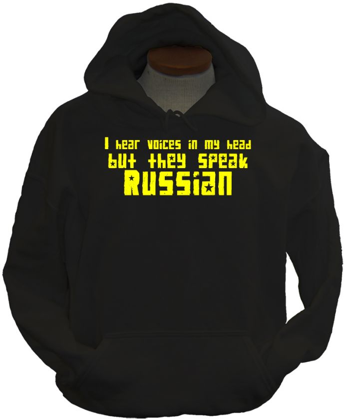 Russian Voices Funny CCCP USSR Communist New Hoodie  