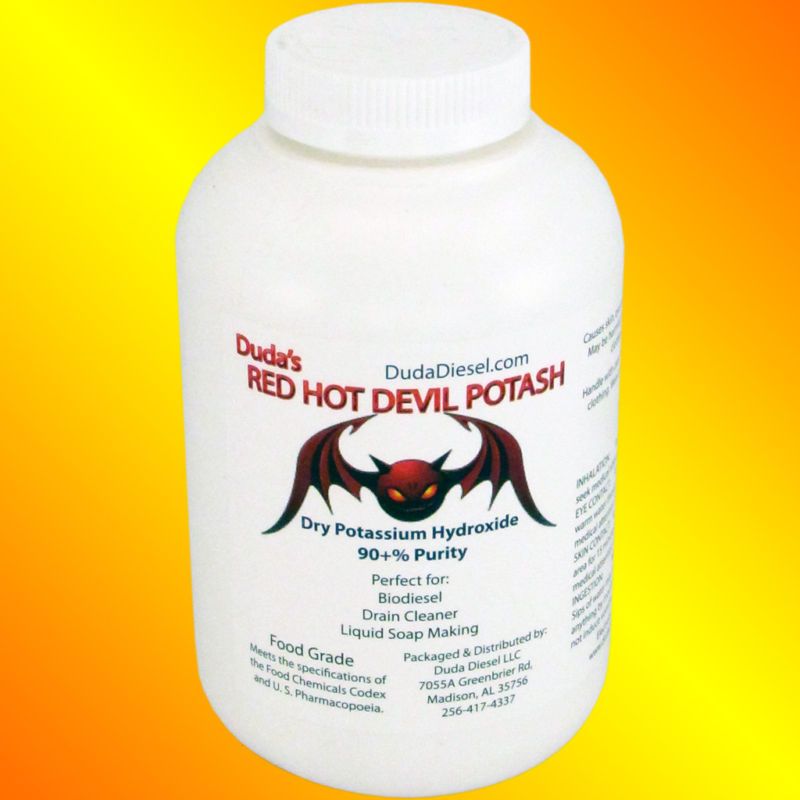 48 lb Devil Potash Potassium Hydroxide biodiesel koh  