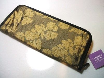 Lantern Moon Gold Black Zip Combo Knitting Needle Case  