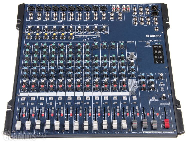 Yamaha MG166CX (16 Ch 6 Bus Mixer w/FX)  