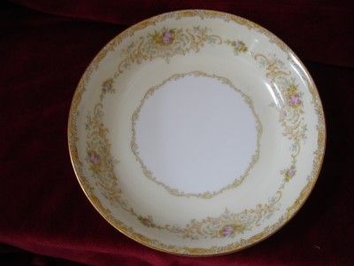 RARE NORITAKE CHINA PATTERN UNKNOWN M WREATH SOUP BOWL  