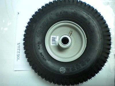 WHEEL ASSY 4.10X3.50X4 FRONT SNAPPER  