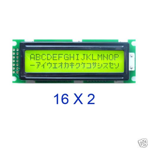 Character LCD Module / LCM JHD 162 P Y/YG = HD44780  