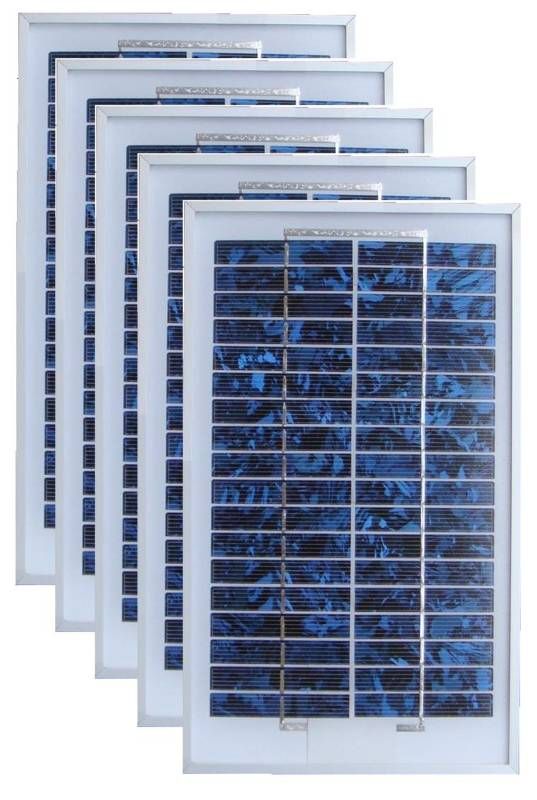 10x 10W Polycrystalline Solar Panels total 100W ship from USA  