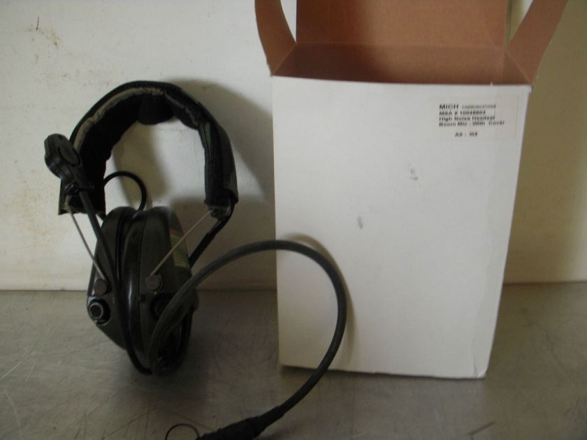   SORDIN SUPREME PRO 75305 HIGH NOISE HEADSET BOOM MIC w COVER  