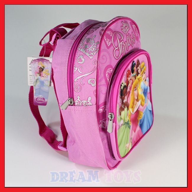 10 Disney Princess Crown Backpack Girls Bag Toddler  