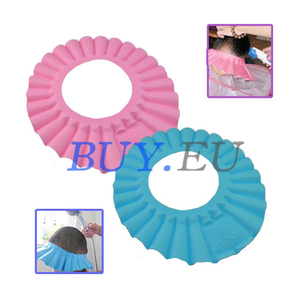 New Soft Baby kids Children Shampoo Bath Shower Cap Hat  