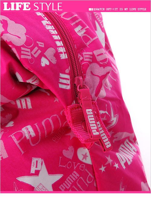   New PUMA Core Lite Shoulder Duffle Gym Travel Bag in Pink #06876404