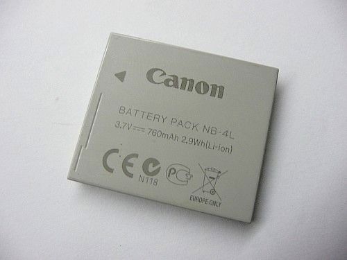 Genuine new Canon NB 4L battery pack  