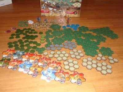 HEROSCAPE MASTER SET 2 SWARM OF THE MARRO GAME ***MISSING 5 PIECES 