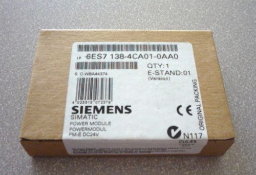 NEW SEALED Siemens 6ES7 138 4CA01 0AA0 6ES71384CA010AA0  