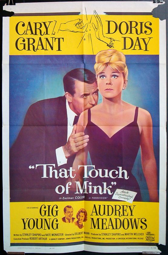 THAT TOUCH OF MINK Original 1962 1 Sheet  