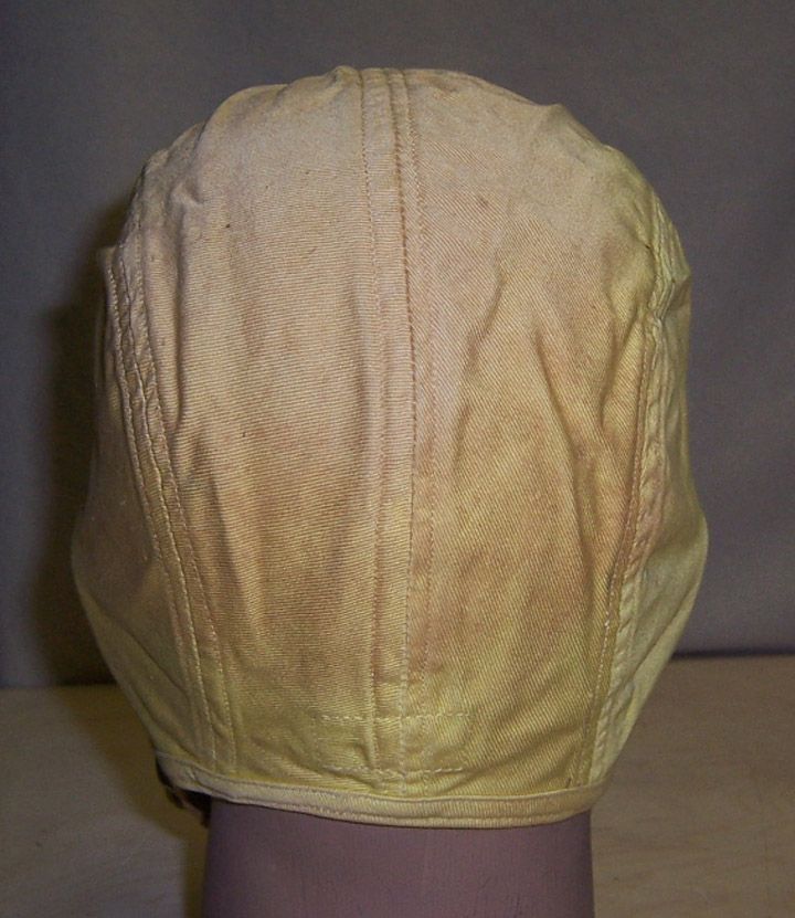 WW2 US Yellow Flight Deck Hat Helmet  