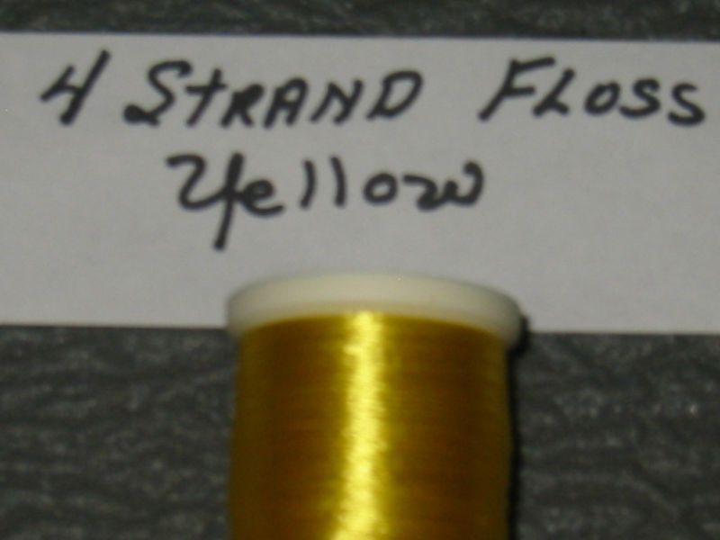 YELLLOW   4 STRAND FLOSS  