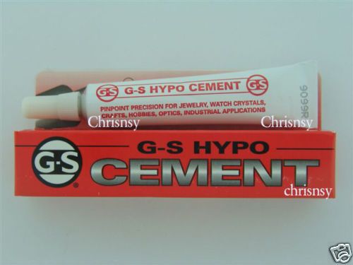 GS Hypo Cement Adhensive Glue Applicator 1/3oz 1 Tube  