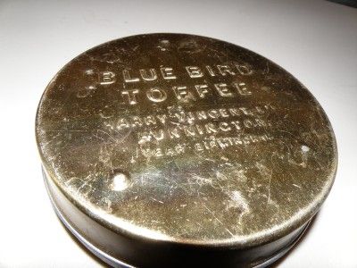 Harry Vincent Bluebird toffee tin Birmingham England  